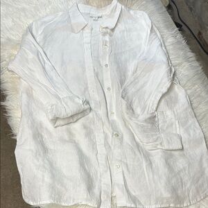 Classic White linen Shirt